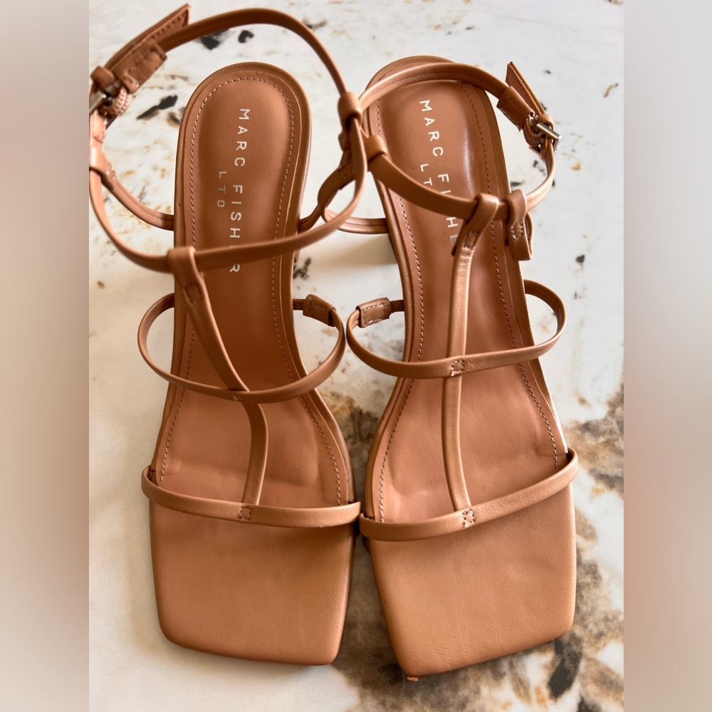 Marc Fishers DENNIE STRAPPY DRESS SANDAL Is Size-7.5